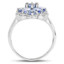 Load image into Gallery viewer, 2.46 Carat Genuine Tanzanite .925 Sterling Silver Ring