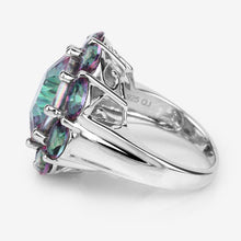 Load image into Gallery viewer, 11.45 Carat Genuine Rainbow Quartz .925 Sterling Silver Ring