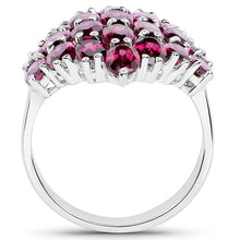 Load image into Gallery viewer, 11.50 Carat Genuine Rhodolite .925 Sterling Silver Ring