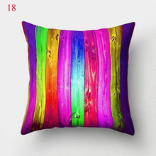 Load image into Gallery viewer, Rainbow Pillowcase Colorful Pillow Covers Cushion Cover Rainbow Throw Pillow Case Cushion Covers Abstract Swirl Rainbow Blue Green Red Bright Colors Wave Blend Throw Pillow Covers