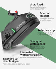 Load image into Gallery viewer, Rainproof Bicycle Bag Shock Proof Bike Bag For Reflective Large Capacity Seat Bike Bag Accessories Bag Seat Bag Bike Bag Under Seat Bicycle Bag Cycling Accessories Storage Pouch Bike For Mountain Road Bike