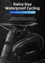 Load image into Gallery viewer, Rainproof Bicycle Bag Shock Proof Bike Bag For Reflective Large Capacity Seat Bike Bag Accessories Bag Seat Bag Bike Bag Under Seat Bicycle Bag Cycling Accessories Storage Pouch Bike For Mountain Road Bike