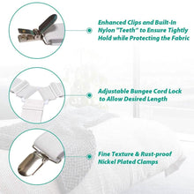 将图片加载到图库查看器,Raytour Non-Slip Bed Sheet Clip