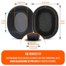 Load image into Gallery viewer, Razer Blackshark V2 Pro 2023 Earpads - WC FreeZe Cooling Gel