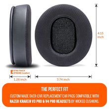 Load image into Gallery viewer, Razer Kraken V3, V3 Pro, V4 & V4 Pro Earpads - WC FreeZe Cooling Gel