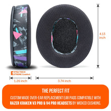 Load image into Gallery viewer, Razer Kraken V3, V3 Pro, V4 & V4 Pro Earpads - WC FreeZe Cooling Gel