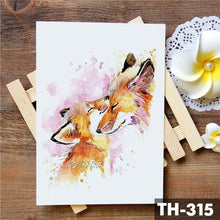 Load image into Gallery viewer, Realistic 3D Wolf Moon Temporary Tattoo Sticker Waterproof Stylish Body New Luxury Animal Tattoo For Men Women