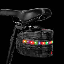 Load image into Gallery viewer, Rear Bike Saddle Bag with LED Light