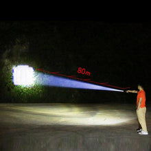 Load image into Gallery viewer, Rechargable Mini Portable Waterproof USB LED Pocket LED Flashlight Hight Super Bright Flashlight Telescopic Zoom Water Resistant Torch Great For Indoor/Outdoor Activities Night Camping Hiking