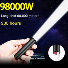 Load image into Gallery viewer, Rechargable Mini Portable Waterproof USB LED Pocket LED Flashlight Hight Super Bright Flashlight Telescopic Zoom Water Resistant Torch Great For Indoor/Outdoor Activities Night Camping Hiking