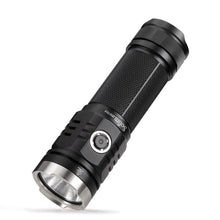 Load image into Gallery viewer, Rechargeable Adjustable Flashlight High Lumen Powerful Waterproof Portable Cree USB LED Super Bright Flashlight Pocket Size Torch Light For Camping Hiking Riding