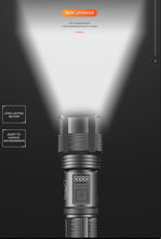 Load image into Gallery viewer, Rechargeable Adjustable Led Flashlights With High Lumen With Battery Display Super Bright Waterproof Flashlight 5 Lighting Modes For Adventure Hiking Camping Hunting New Design