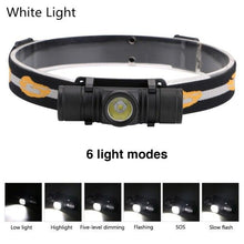 Load image into Gallery viewer, Rechargeable Adjustable LED Power Headlamp USB Flashlight Waterproof Headlight Torch Light Work Lamp For Outdoors Camping Running Survival Hiking