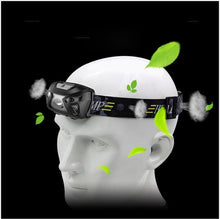 Load image into Gallery viewer, Rechargeable Adjustable LED USB Headlamp 10000Lm Powerfull Adjustable Waterproof Headlight Body Motion Sensor Head Flashlight For Outdoor Hiking Camping Torch Light Lamp