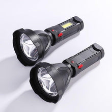 Load image into Gallery viewer, Rechargeable Adjustable USB LED Portable Rotary High Lumen Zoombale Super Strong Flashlight Ultra-bright For Long-range Outdoor Camping Fishing Hiking Riding Walking Jogging Flashlight