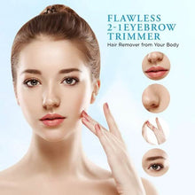 Load image into Gallery viewer, Rechargeable Facial Hair Remover and Eyebrow Trimmer