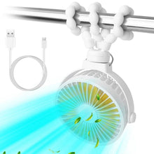 Load image into Gallery viewer, Rechargeable Handheld Fan with Flexible Tripod
