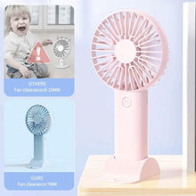 Load image into Gallery viewer, Rechargeable Handheld Mini Fan
