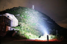 Load image into Gallery viewer, Rechargeable LED Flashlights Waterproof Hnadheld Super Bright High Lumens Zoomable Powerful Lamp Bead Flashlight Torch For Outdoor & Indoor Camping Running Fishing Hiking Lamp