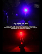Load image into Gallery viewer, Rechargeable LED USB Mountain Bike Tail Light Taillight Safety Warning Bicycle Rear Light Bicycle Lamp Red High Intensity Rear LED Accessories Fits On Any Road Bikes Helmets