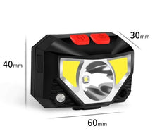 Load image into Gallery viewer, Rechargeable Powerful USB LED High Lumen Headlamp Ultra-Light Bright Headlight Waterproof Sensor Head Light For Outdoors Camping Running Hiking Biking Fishing