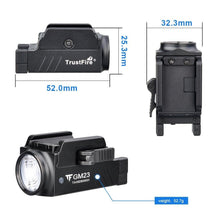 Load image into Gallery viewer, Rechargeable Spotlight Flashlight Waterproof Adjustable High Lumen Super Bright USB LED Tactical Flashlight Gift Giving Torch Rail Mounted Flashlight For Outdoor Camping Hiking Fishing Jogging Walking