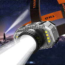 Load image into Gallery viewer, Rechargeable Super Bright High Lumen Strong Light LED Head-Mounted Headlamp Waterproof Long-Range Flashlight For Outdoor Camping Household Riding Night Fishing Headlight