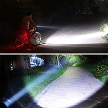 Load image into Gallery viewer, Rechargeable USB Charger High Lumen LED Light Tactical Flashlight With Rail Mount Led Light White Tactical Flashlight Pressure Switch For Long Distance Night Hunting