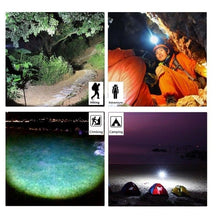 Load image into Gallery viewer, Rechargeable Usb Headlamp 500m Long Range Waterproof Headlight Lightweight Flashlight Hight Lumens Adjustable Floodlight For Outdoor Searchlight Hiking Camping Running Fishing Best Headlamps