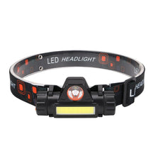 将图片加载到图库查看器,Rechargeable Waterproof Powerful LED Headlamp Portable Mini Built-in 18650 Battery Flashlight For Portable Head Lamp Flashlight, Outdoor Lightweight Durable Headlight For Outdoor Running Camping Reading Fishing Walking Jogging Headlight