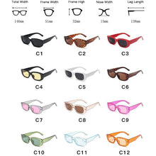 Load image into Gallery viewer, Rectangle Retro Sunglasses For Women New Oval Shape Glasses For Women/Men New Square Retro Eyeglasses For Women Luxury Design Frames