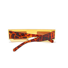 Load image into Gallery viewer, Rectangle Sunglasses for Women Retro Trendy Fashion Glasses Oval Lenses Narrow Thin Square Frame with UV400 Protection Decent Contrast Color Slice Box Style Glasses In Ocean Color Sunglasses For Men & Women