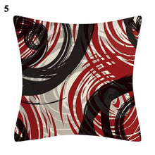 Load image into Gallery viewer, Red Abstract Cushion Cover Geometric Pillow Cases Sofa Decorative Modern Abstract Painting Pillow Case Beautiful Cushion Covers Fashion Pillowcase Pillow Cover