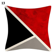 Load image into Gallery viewer, Red Abstract Cushion Cover Geometric Pillow Cases Sofa Decorative Modern Abstract Painting Pillow Case Beautiful Cushion Covers Fashion Pillowcase Pillow Cover
