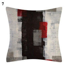 Load image into Gallery viewer, Red Abstract Cushion Cover Geometric Pillow Cases Sofa Decorative Modern Abstract Painting Pillow Case Beautiful Cushion Covers Fashion Pillowcase Pillow Cover