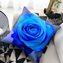 将图片加载到图库查看器,Red Flower Cushion Pillow Covers Love Pillow Covers Decorative Linen Square Couple Cushion Cases Home Decor Polyester Throw Pillow Case Super Soft Short Plush Cushion Cover Festive Home Decorative Cushions 45X45CM