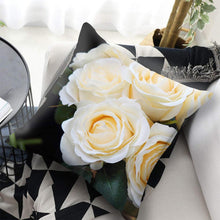 将图片加载到图库查看器,Red Flower Cushion Pillow Covers Love Pillow Covers Decorative Linen Square Couple Cushion Cases Home Decor Polyester Throw Pillow Case Super Soft Short Plush Cushion Cover Festive Home Decorative Cushions 45X45CM