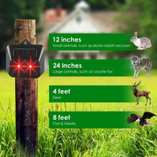 Load image into Gallery viewer, Red LED Light Waterproof Predator Repellent for Gardens