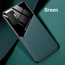 Load image into Gallery viewer, Redmi Note10 Pro Case Leather Car Magnetic Holder Cover For Xiaomi Redmi Note 10 11 Pro 11S 10S 10T Soft Frame Shockproof Luxury Pattern Leather Slim Protective Case