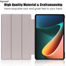 将图片加载到图库查看器,Redmi pad 2022 10.6 For Tablet Xiaomi Pad 5 Case Kids Folding Smart Cover Leather Protective Cover Mi Pad 5 Pro Case Stand Function Leather Case Cover Printed High Quality Leather Protective Cover