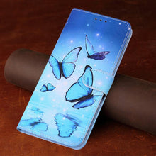 Load image into Gallery viewer, Redmi9T Magnetic Leather Phone Case on For Xiaomi Redmi 9T 9AT 9A 9C NFC Redmi9 9 T A Power 9Prime Wallet Book Cute Cover Colorful Premium Leather Wrist Strap Viewing Stand Magnetic Folio Inner Protective Flip Cover