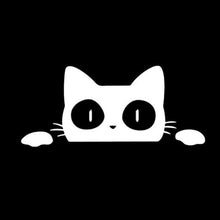 将图片加载到图库查看器,Reflective Peeking Cat Animal Car Styling Decorative Stickers Auto Window Decals Reflective PET Cartoon Car Vinyl Sticker Decal Car Accessories Cat Watching Vinyl Reflective Decals Waterproof Funny Self-Adhesive for Car Window Bumper Laptop Motorcycle