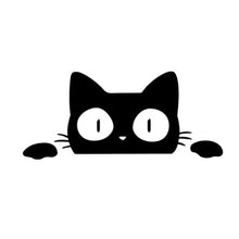 将图片加载到图库查看器,Reflective Peeking Cat Animal Car Styling Decorative Stickers Auto Window Decals Reflective PET Cartoon Car Vinyl Sticker Decal Car Accessories Cat Watching Vinyl Reflective Decals Waterproof Funny Self-Adhesive for Car Window Bumper Laptop Motorcycle