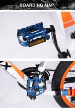 将图片加载到图库查看器,Reflective Setting On Both Sides All-aluminum Large Pedal Bicycle Universal Non-slip Pedal Riding Equipment Bike Pedals Mountain Road Bicycle Flat Pedal-Universal Lightweight Aluminum Alloy Platform Pedal For Travel Cycle-Cross The Road