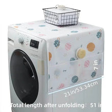 Load image into Gallery viewer, Refrigerator and Washing Machine Dust Covers with Pockets