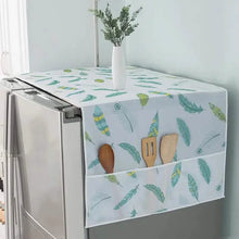 Load image into Gallery viewer, Refrigerator and Washing Machine Dust Covers with Pockets