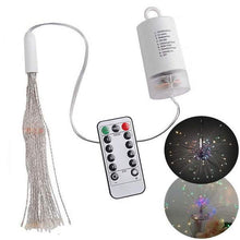 Load image into Gallery viewer, Remote Control Waterproof Christmas Fireworks LED String Lights