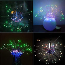 Load image into Gallery viewer, Remote Control Waterproof Christmas Fireworks LED String Lights