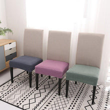 将图片加载到图库查看器,Removable Washable Anti-Dust Dinning Room Chair Seat Cushion Elastic Solid Printed Seat Cover For Chair Slipcovers For Dining Room Chair Protector Chair Cover Thick Stretch Chair Cover Removable Washable Dining Room Chair Protector Cover Seat Slipcover