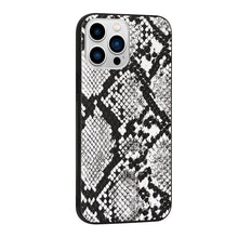 将图片加载到图库查看器,Retro Crocodile Leopard Snake Zebra Pattern Texture PU Leather Cases For iPhone 14 13 Phone Cover Unique Design Shockproof Soft Grip Leather Phone Case For iPhone